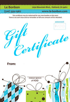 Gift Certificate